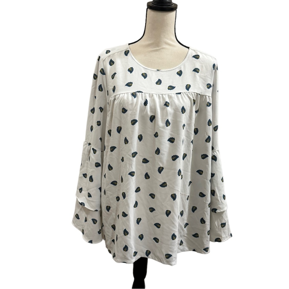 CUTE PAISLEY GYSPY STYLE BLOUSE